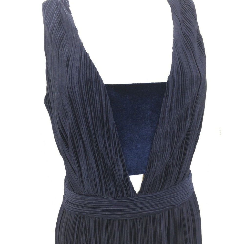 Gianni Bini Caroline Crushed Velvet Jumpsuit Sz 0 - Picture 3 of 7